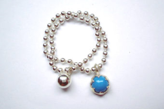ネックレスリング・ターコイズ